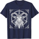 Baphomet Goat Satanist Halloween Metal Head Satanism T-Shirt - T-Shirt | Navy