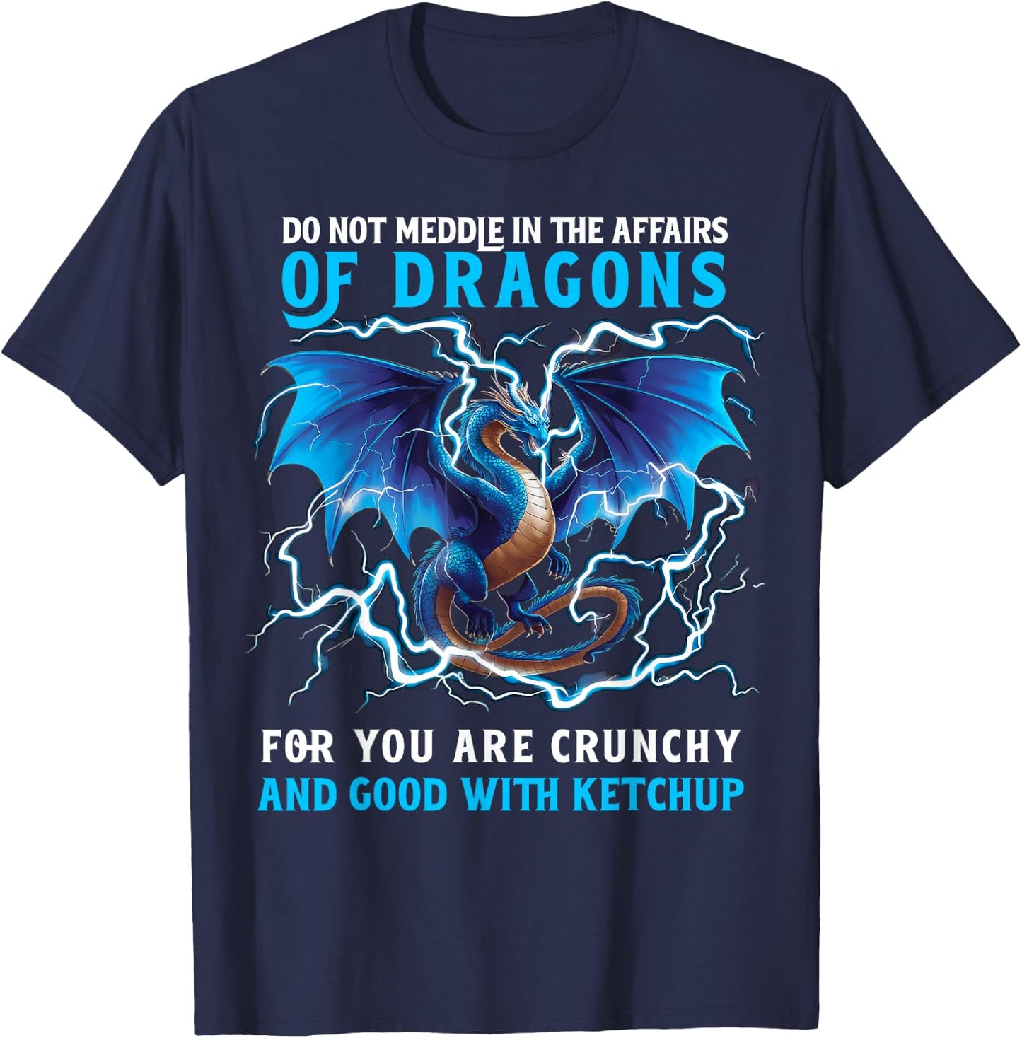 Dragon Chinese Mythical Creature Japanese T-Shirt - T-Shirt | Navy
