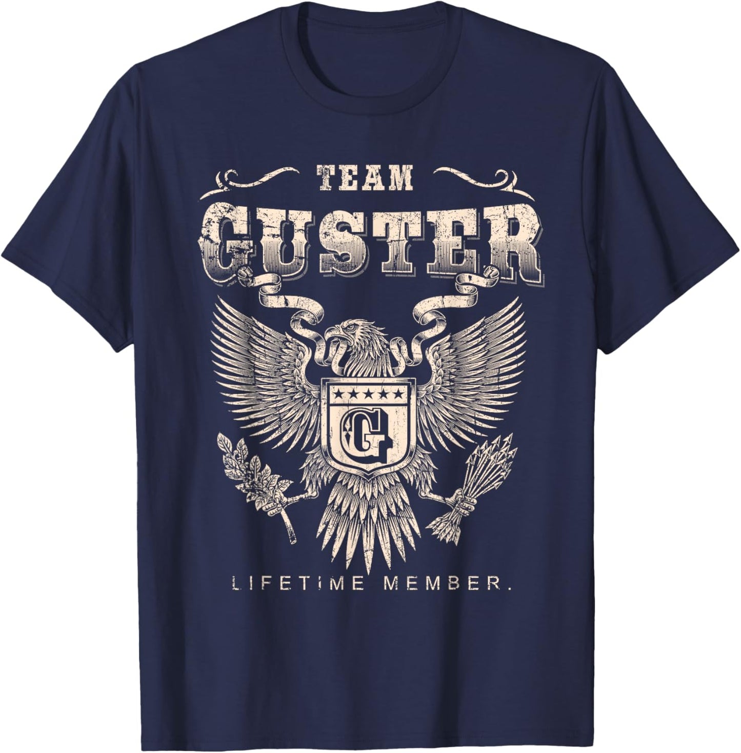 Team Guster Lifetime Member - Guster Name T-Shirt - T-Shirt | Navy