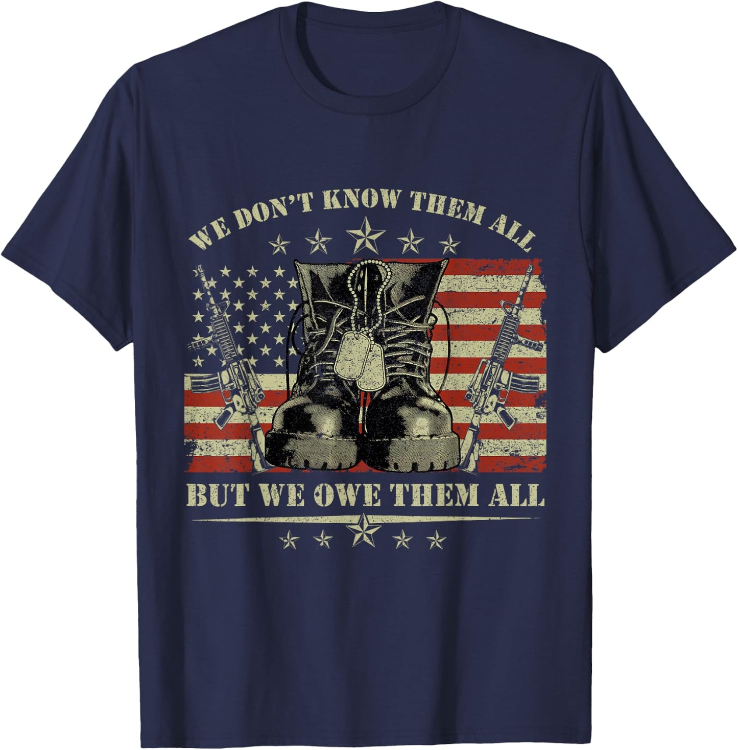 All Gave Some Some Gave All - Veteran & Memorial's Day T-Shirt - T-Shirt | Navy
