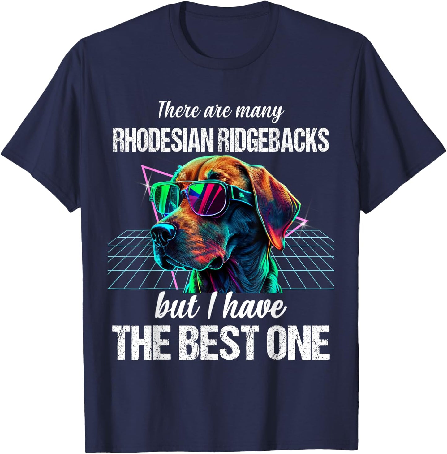 Rhodesian Ridgeback Dog Rhodesian Ridgebacks T-Shirt - T-Shirt | Navy