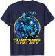 Marvel Guardians of the Galaxy Defend Graphic , Black, S T-Shirt - T-Shirt | Navy