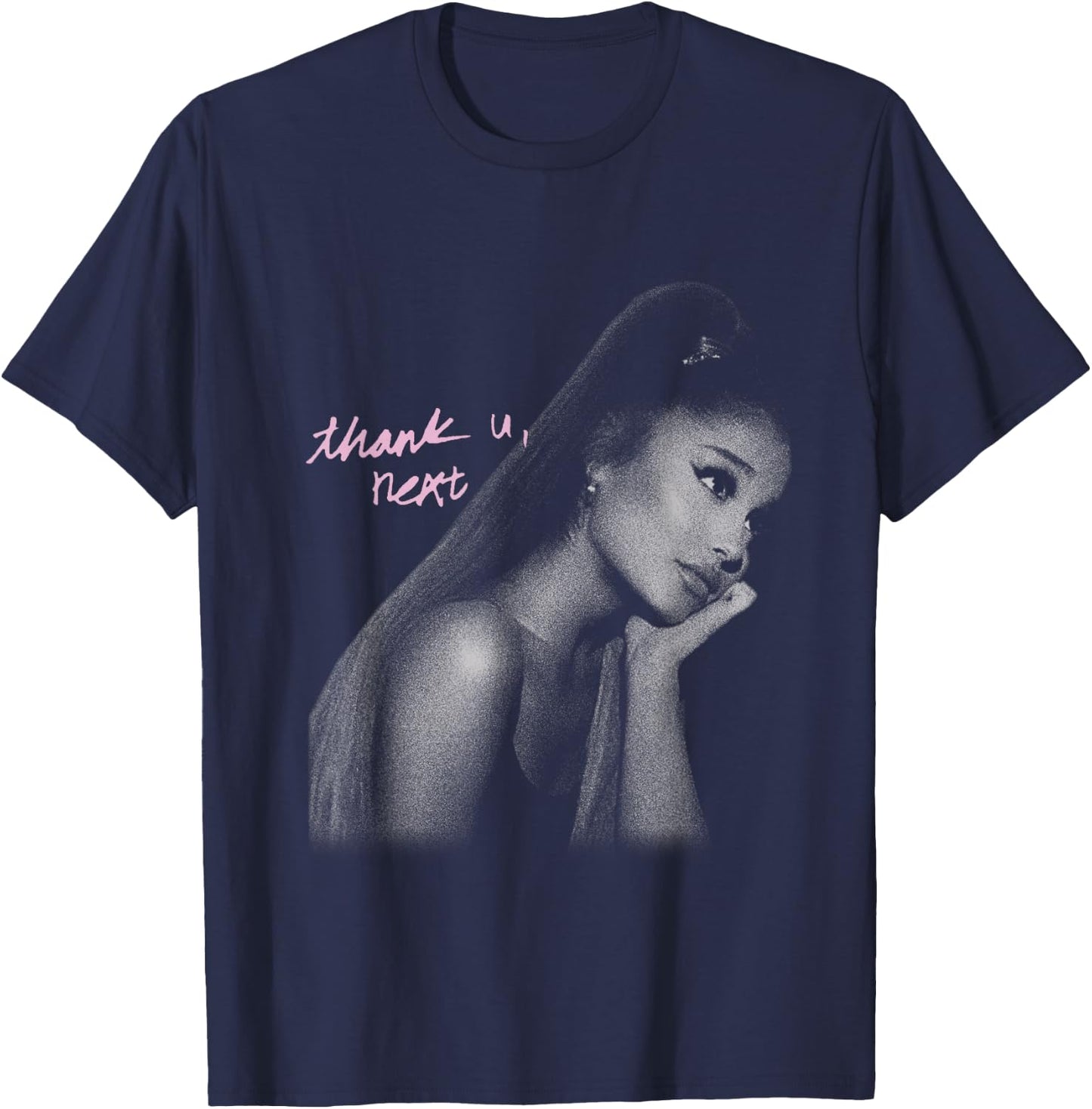 Official Ariana Grande Thank U Next , gray T-Shirt - T-Shirt | Navy