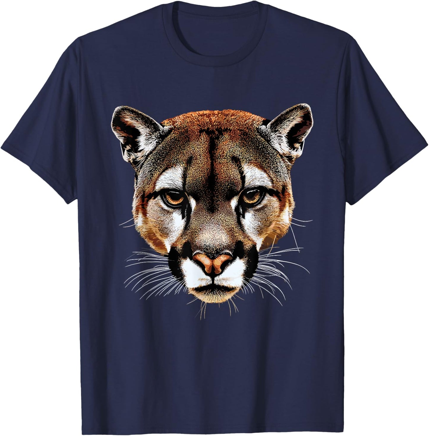 Puma Raubkatze Berglöwe Kuguar Pumas Panther Süßer Puma T-Shirt - T-Shirt | Navy