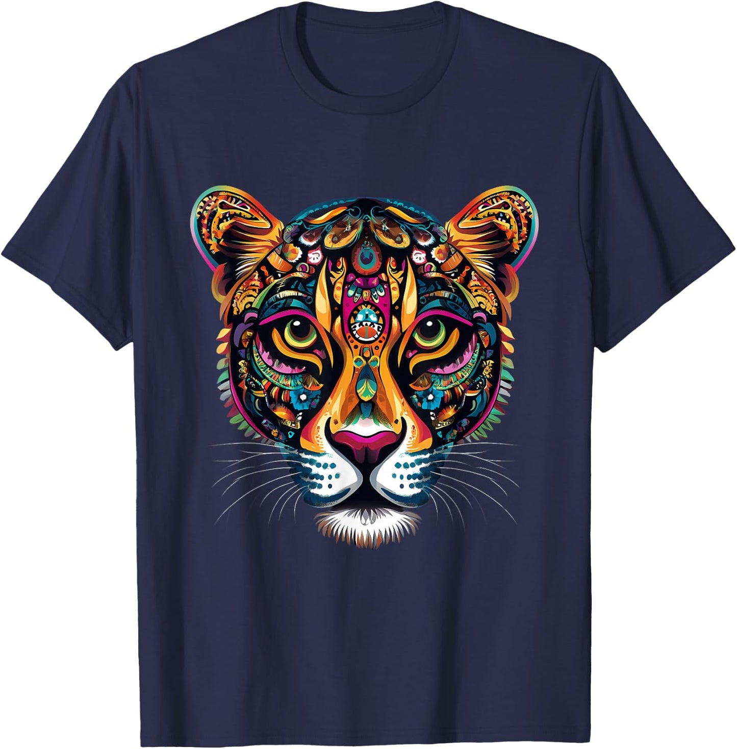 Mayan Jaguar Native Mexican Pride Quetzalcoatl Aztec God T-Shirt - T-Shirt | Navy