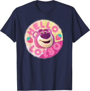 Disney and Pixar’s Toy Story 3 Hello Lotso Strawberry Circle T-Shirt - T-Shirt | Navy
