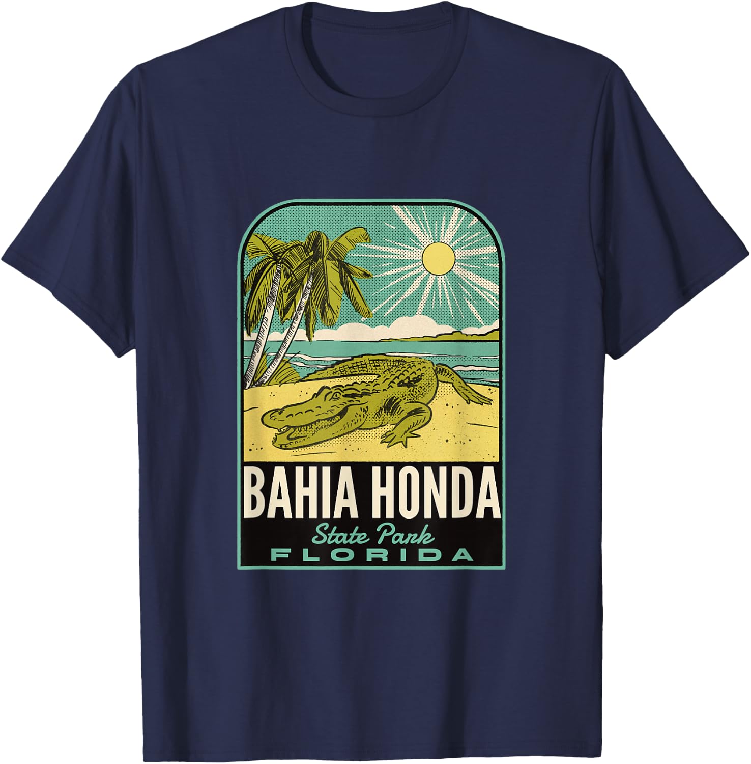 Bahia Honda State Park FL Vintage Travel T-Shirt - T-Shirt | Navy