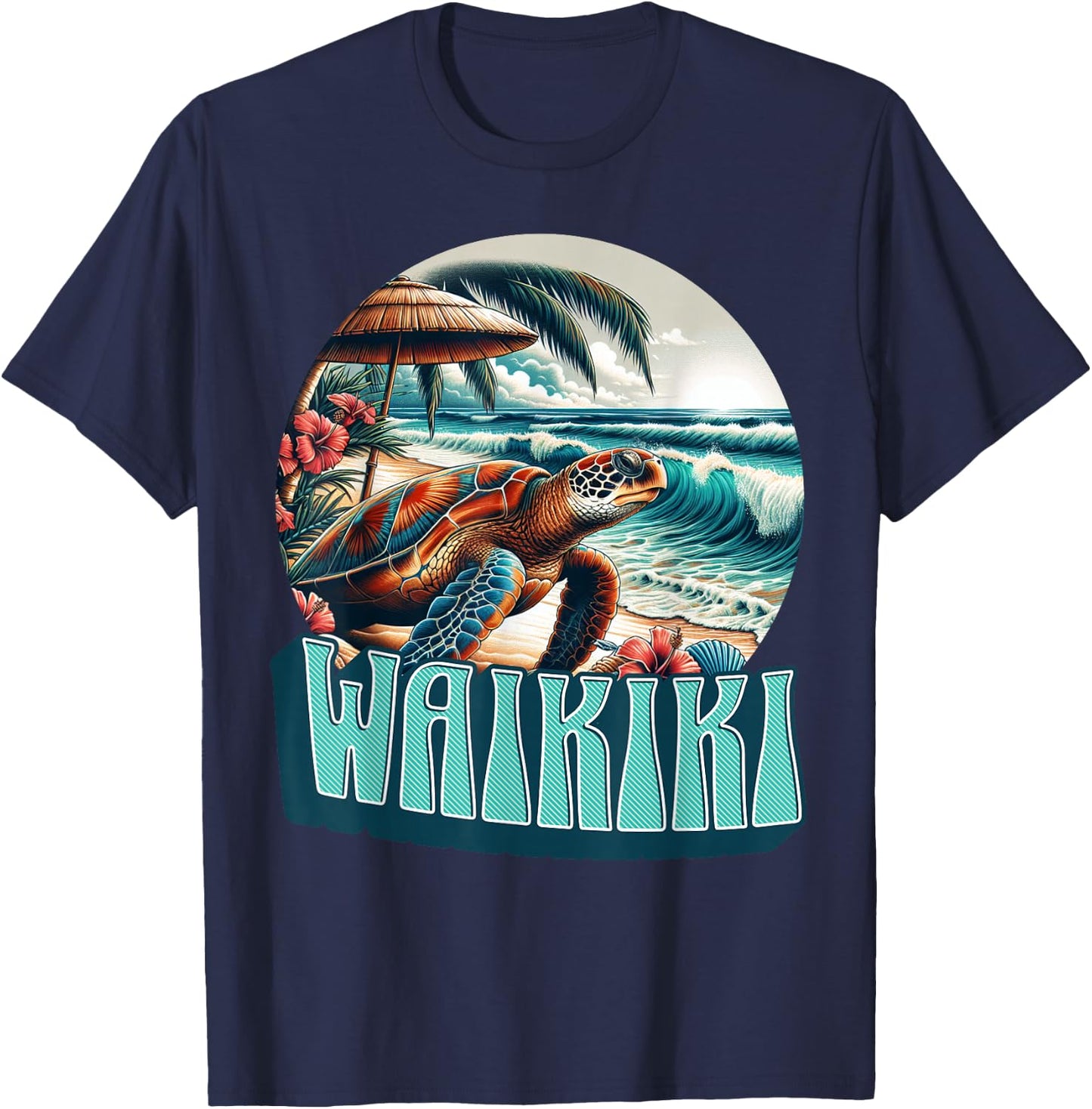 Waikiki , Black T-Shirt - T-Shirt | Navy