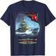 geschenkidee Schlachtschiff „TIRPITZ“ , -Erwachsene, Schwarz, S, Kurzarm T-Shirt - T-Shirt | Navy