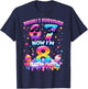 Bruh I Survived 6-7 Now I'm 8 Birthday Girls 67 Rainbow T-Shirt - T-Shirt | Navy