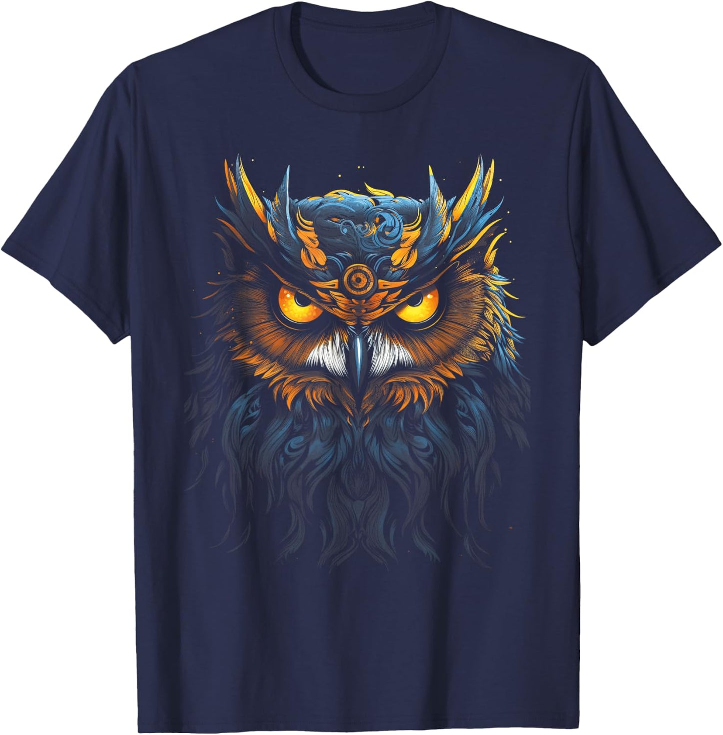 Owl Bird T-Shirt - T-Shirt | Navy