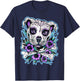 Pitbull Dog Sugar Skull for lovers Dogs Women T-Shirt - T-Shirt | Navy