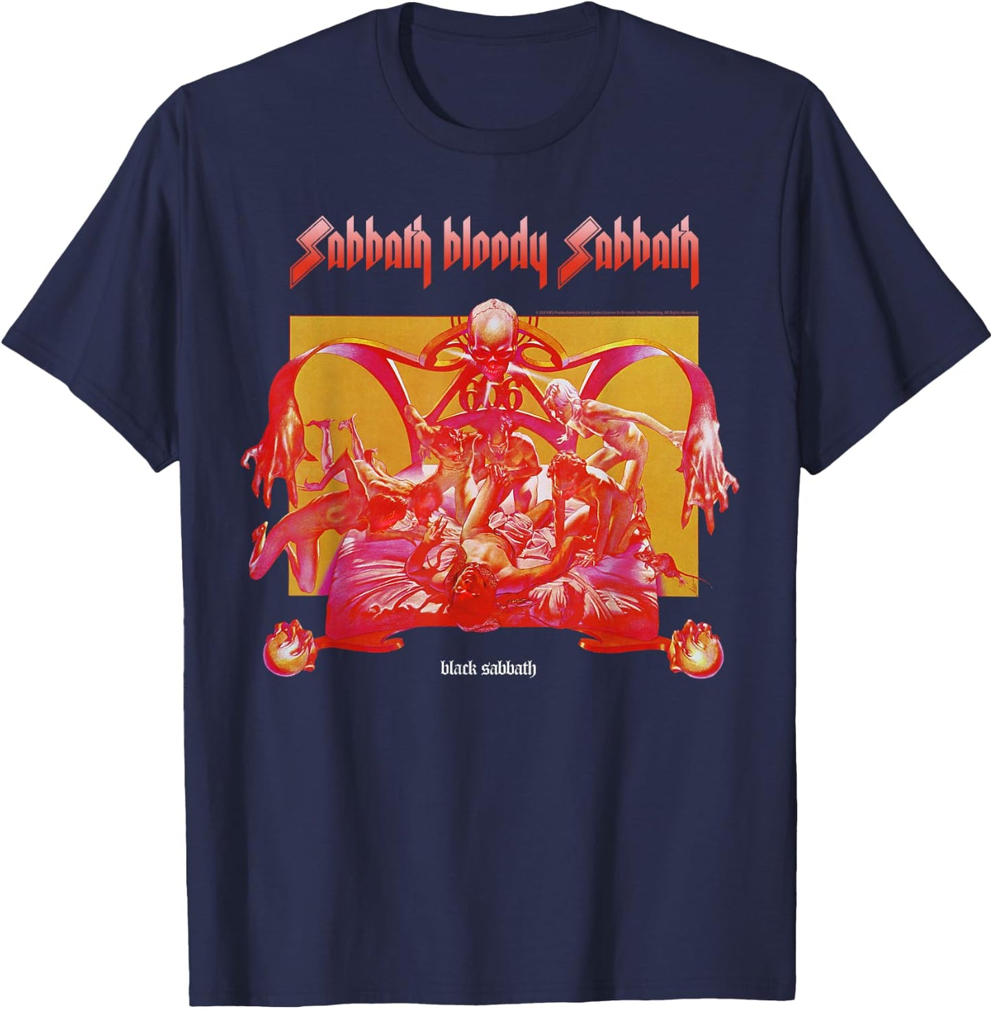 Black Sabbath Sabbath Bloody Sabbath T-Shirt - T-Shirt | Navy