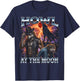 Howl At The Moon Cowboy Biker Werewolf T-Shirt - T-Shirt | Navy
