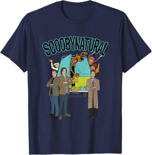 Scooby-Doo Scoobynatural Supernatural Mystery Ride , Black, S T-Shirt - T-Shirt | Navy