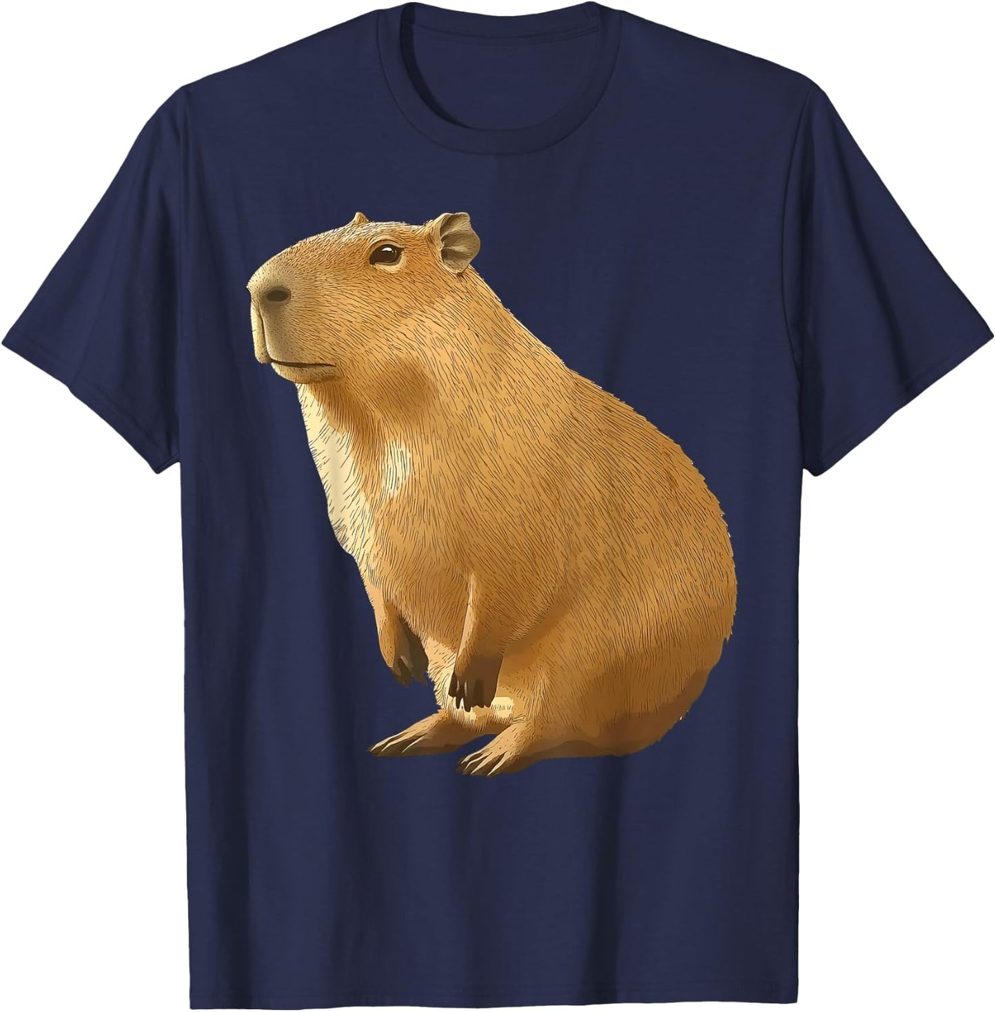 Cool Capybara Funny Capy Lover Men Women Teen Boys Kids T-Shirt - T-Shirt | Navy