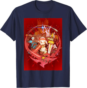 Dragon Marked for Death Package Illustration T-Shirt - T-Shirt | Navy