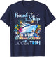 Our 25th Anniversary Cruise Trip 25 Years of Marriage T-Shirt - T-Shirt | Navy