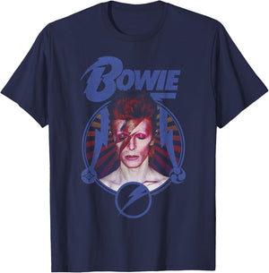 David Bowie - Blue Blitz , black T-Shirt - T-Shirt | Navy
