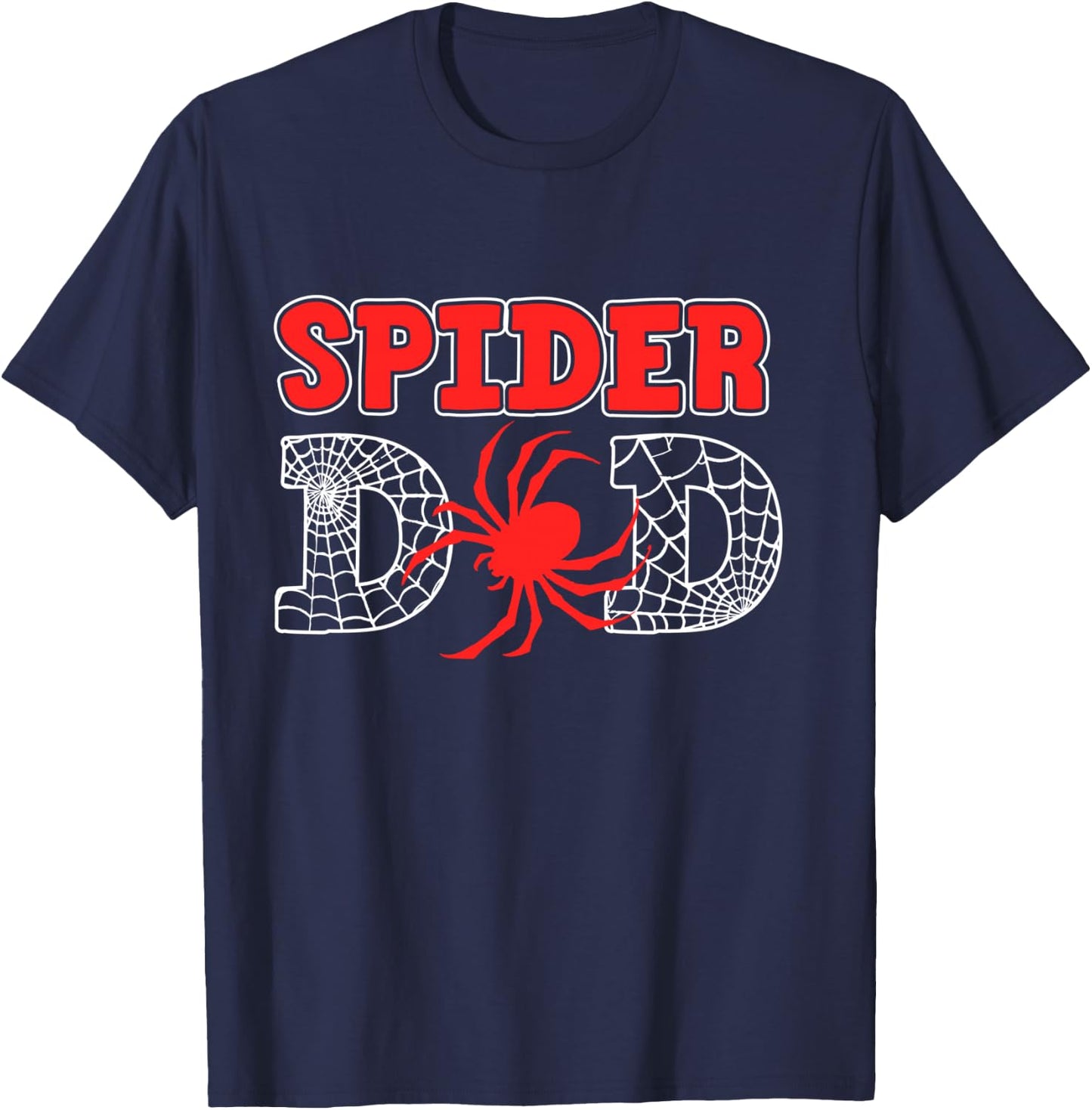 Spider Dad Spidey Birthday Family Matching Kid Daddy Spiders T-Shirt - T-Shirt | Navy