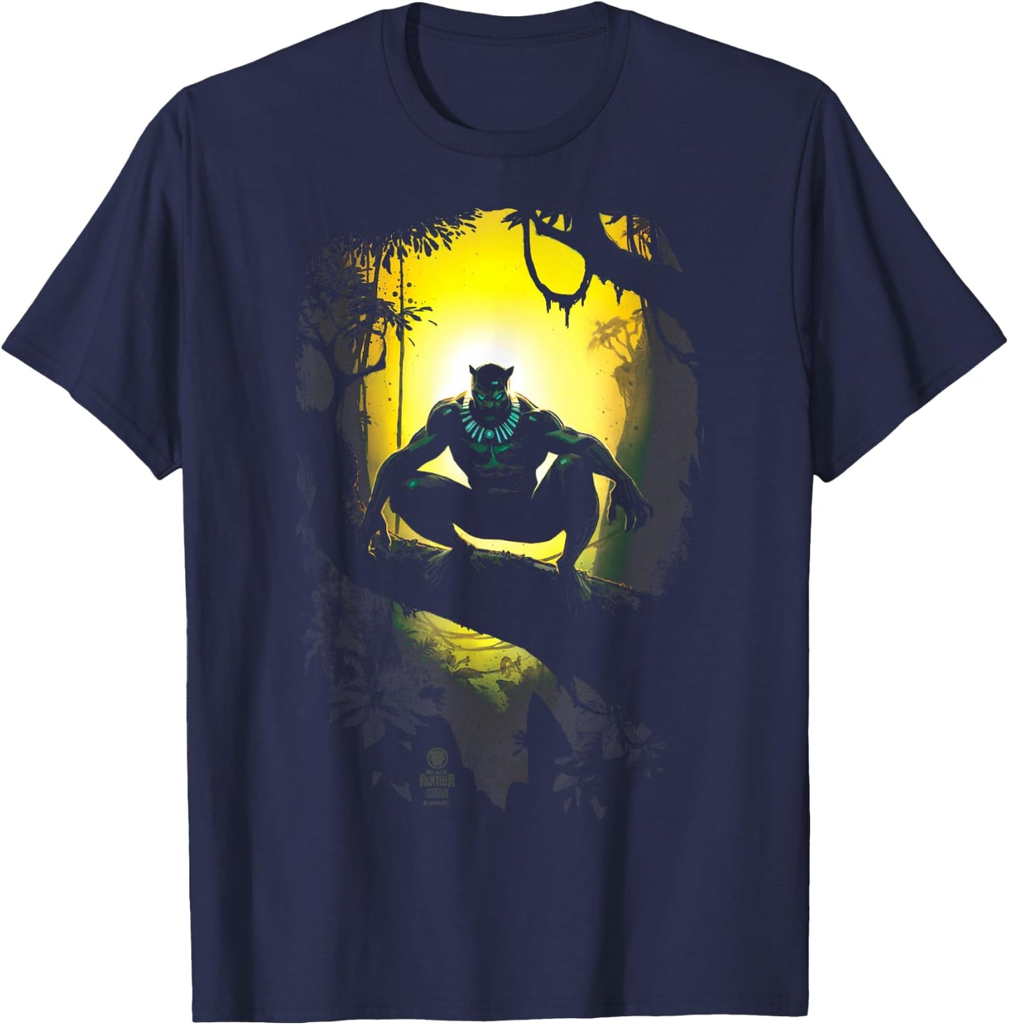 Black Panther - Scene T-Shirt - T-Shirt | Navy