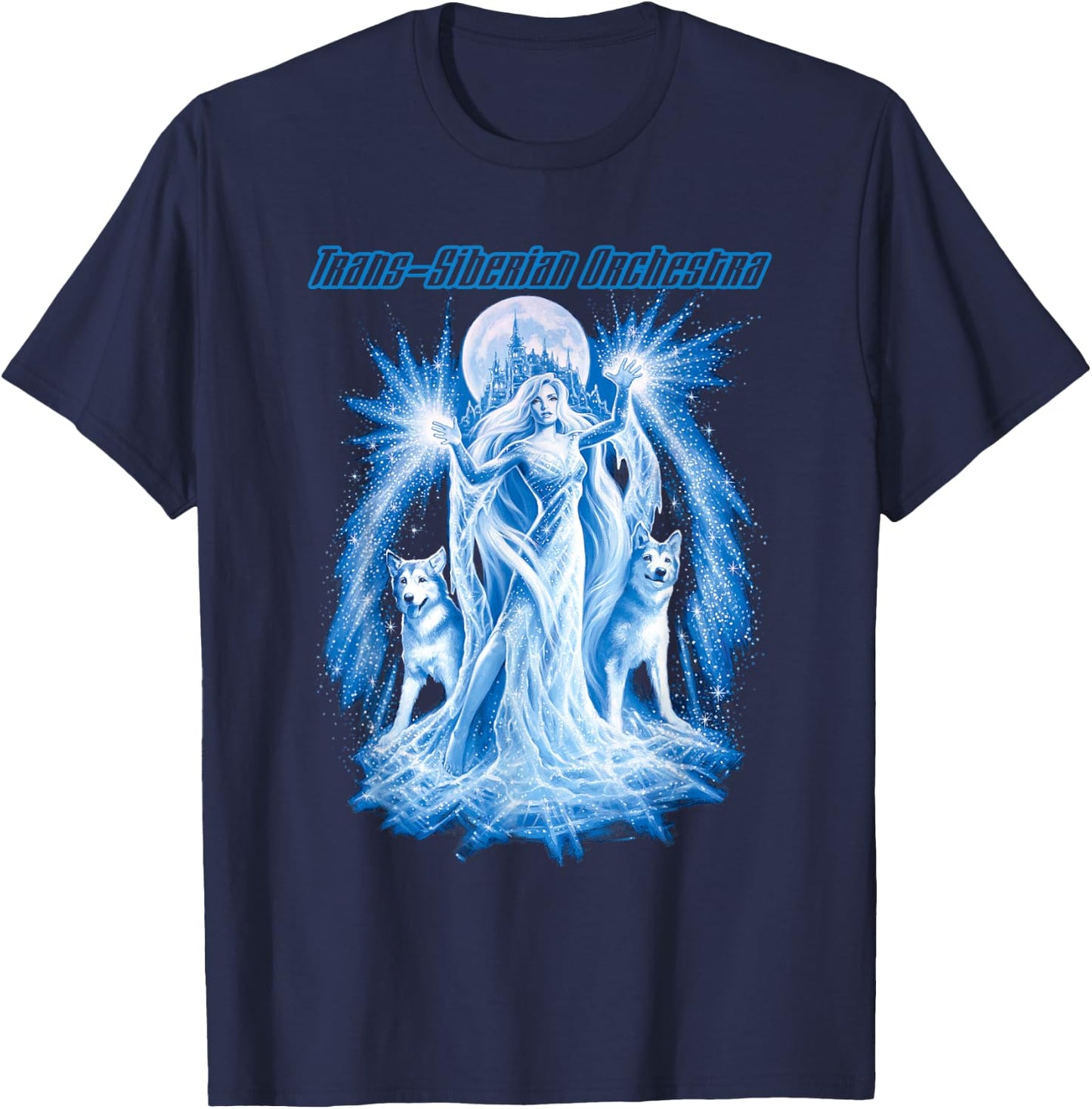 Trans-Siberian Orchestra Wolves T-Shirt - T-Shirt | Navy