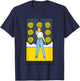 Stranger Things Eleven Vintage The Mage Celestial Tarot Card T-Shirt - T-Shirt | Navy