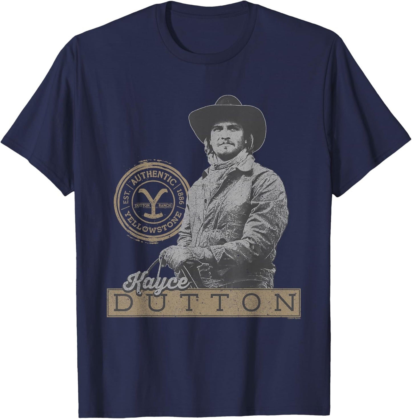 Yellowstone Kayce Dutton T-Shirt - T-Shirt | Navy