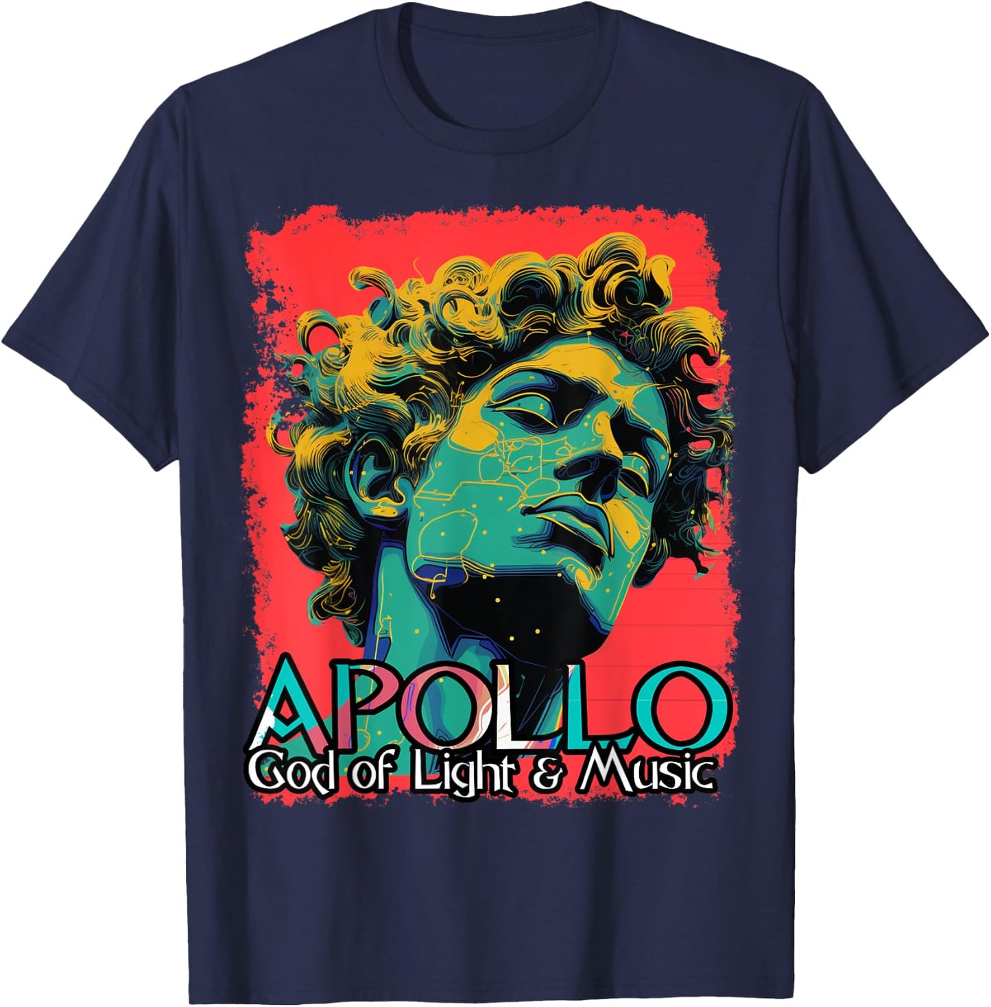 Greek Mythology Greek God Apollo T-Shirt - T-Shirt | Navy