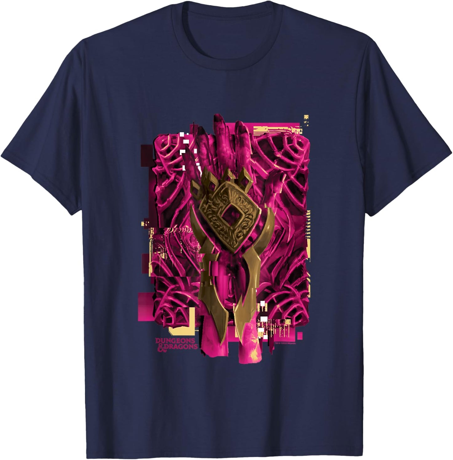 Dungeons & Dragons Hand Armor Vecna Vintage T-Shirt - T-Shirt | Navy