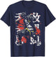 Japan Streetwear Cyberpunk Y2K Techwear Retro Manga Anime T-Shirt - T-Shirt | Navy
