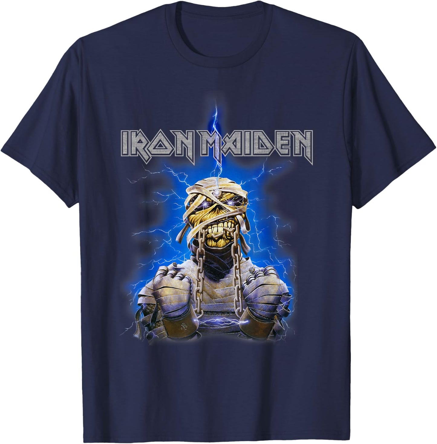 Iron Maiden - Powerslave Mummy Small T-Shirt - T-Shirt | Navy