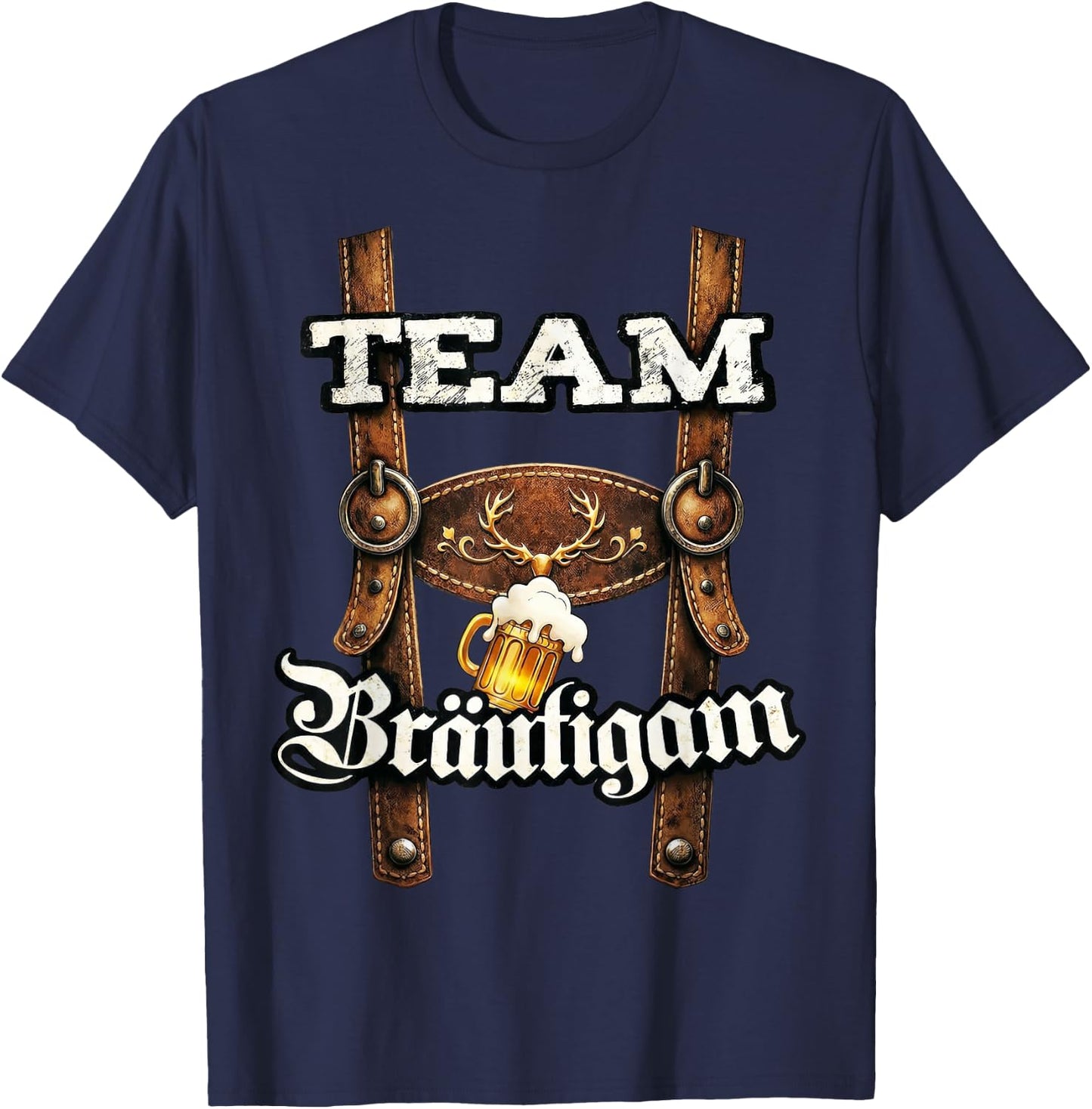 Poltern Männer JGA Junggesellenabschied Polterabend T-Shirt - T-Shirt | Navy