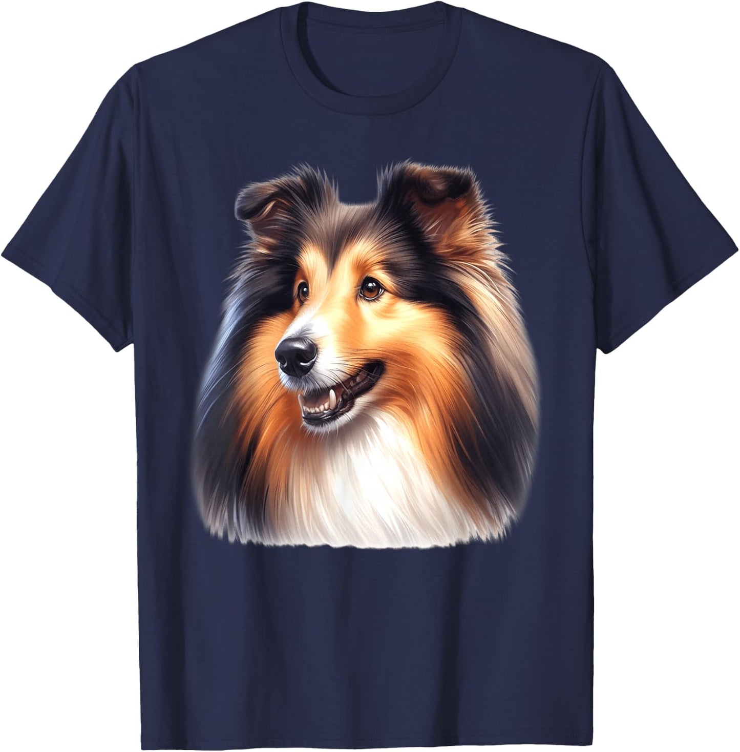 Shetland Sheepdog x Sheltie T-Shirt - T-Shirt | Navy