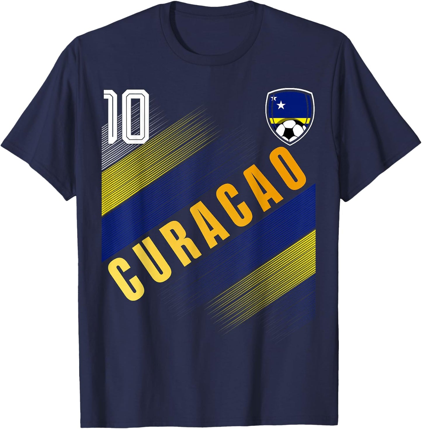 Curacao Flag Curacaoan Pride Lovers T-Shirt - T-Shirt | Navy