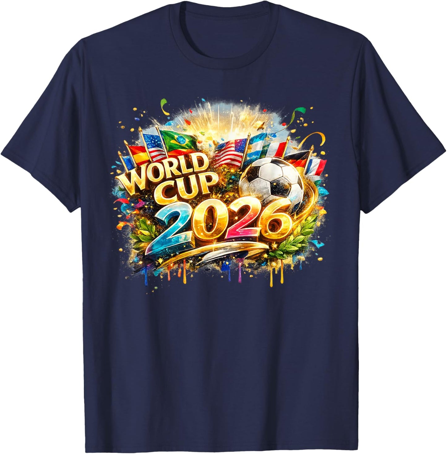 Soccer - World Cup WM Celebration T-Shirt - T-Shirt | Navy