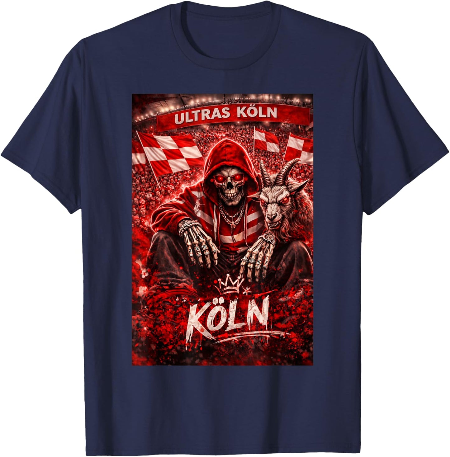 Köln Kölner Ultras Tradition Herren Südkurve Kölle T-Shirt - T-Shirt | Navy