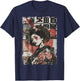 Hip Hop Y2K Vintage Hipster Edgy Urban Streetwear Geisha T-Shirt - T-Shirt | Navy