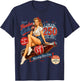 America 250 Freedom cola pin-up Girl - Proud to be American T-Shirt - T-Shirt | Navy