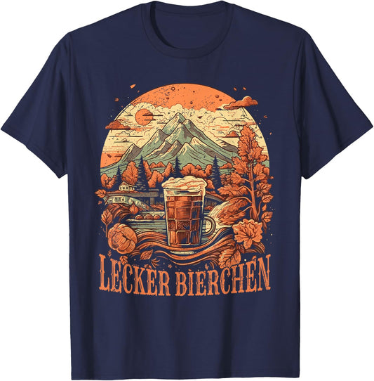 Lecker Bierchen T-Shirt - T-Shirt | Navy