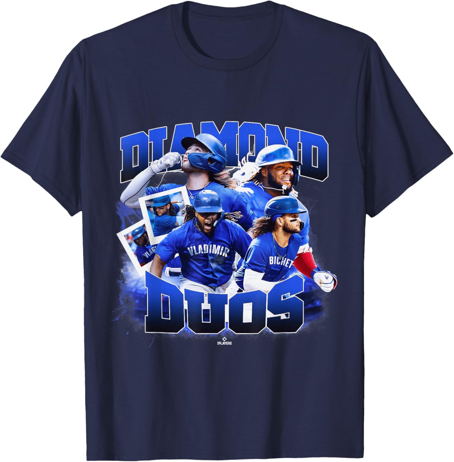 Vladimir Guerrero Jr. & Bo Bichette | Toronto | MLBDDUO4010 T-Shirt - T-Shirt | Navy