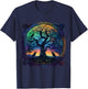 Hugin & Munin Raben Odins Wikinger Baum des Lebens T-Shirt - T-Shirt | Navy