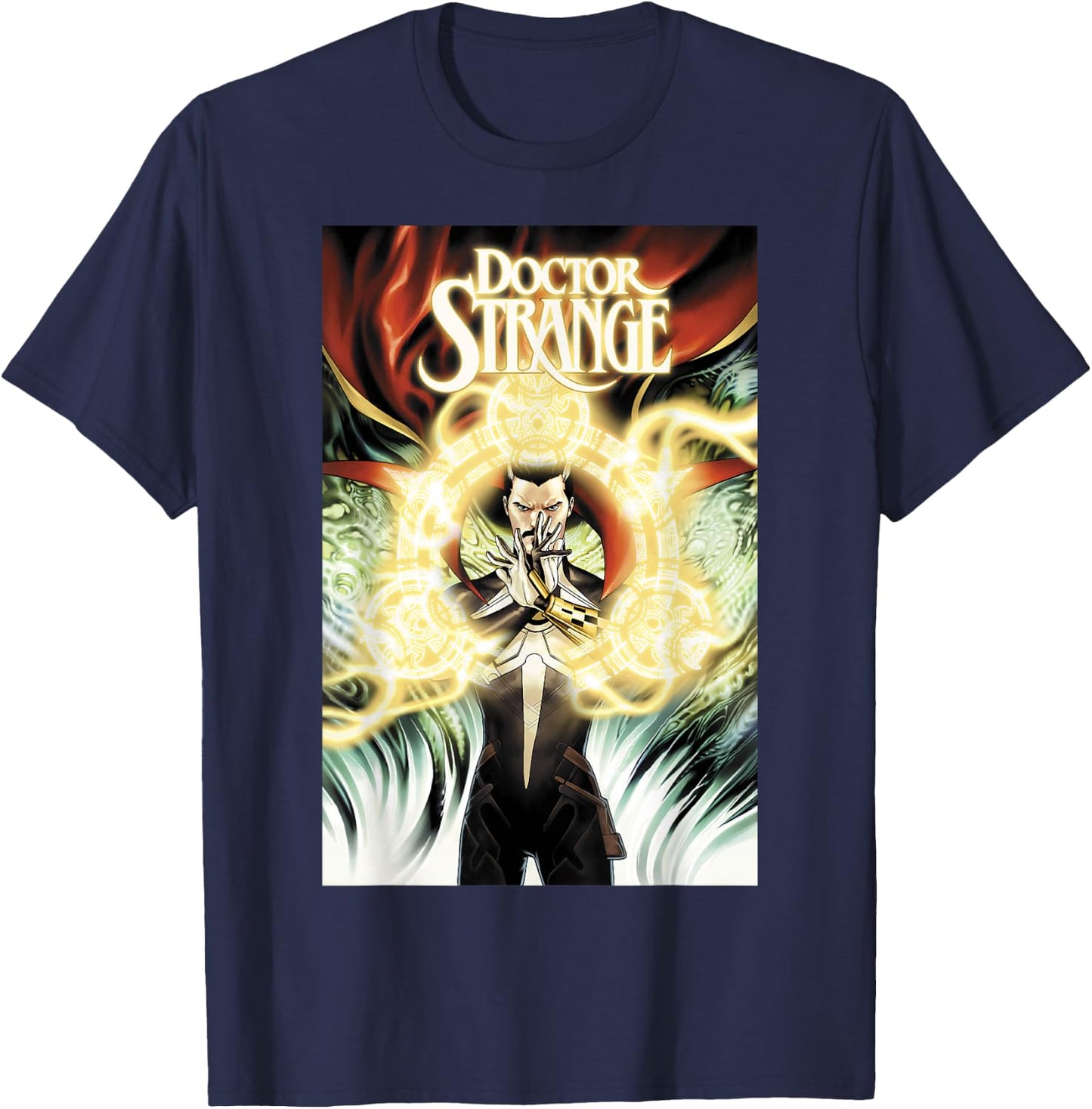 Marvel Doctor Strange Comic Cover T-Shirt - T-Shirt | Navy