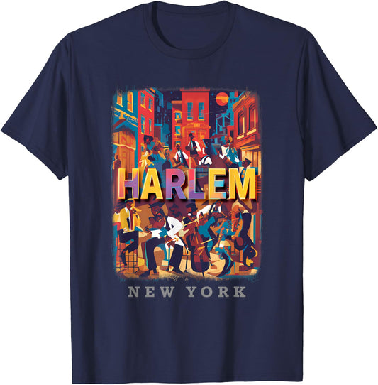 Harlem New York New York City NY Soulful Sounds SD339 T-Shirt - T-Shirt | Navy