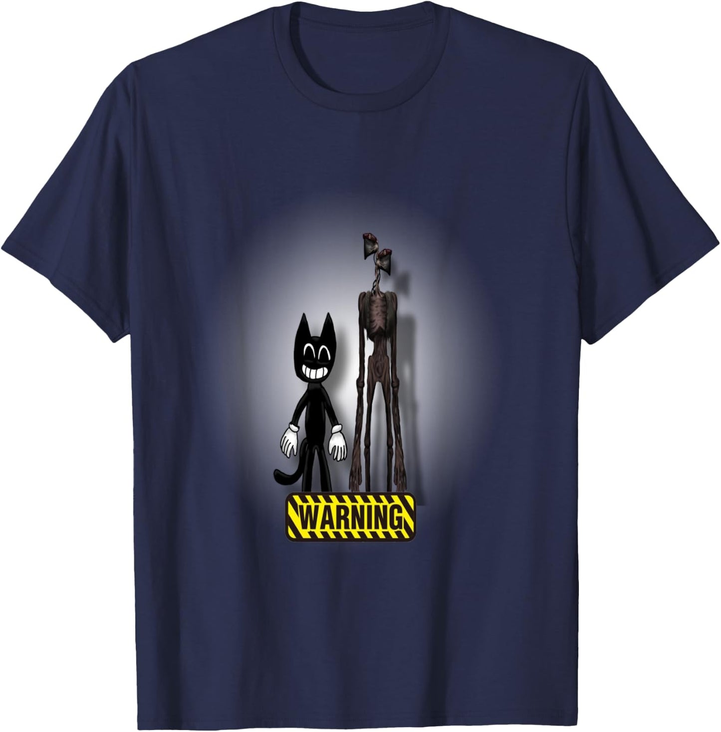 Siren head, Sirenhead we all love to escape from Siren head T-Shirt - T-Shirt | Navy