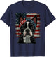 Boston Terrier Patriotic 4th Of July USA American Flag T-Shirt - T-Shirt | Navy