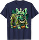Zombie French Bulldog Halloween Dog Undead Puppy Costume Women T-Shirt - T-Shirt | Navy