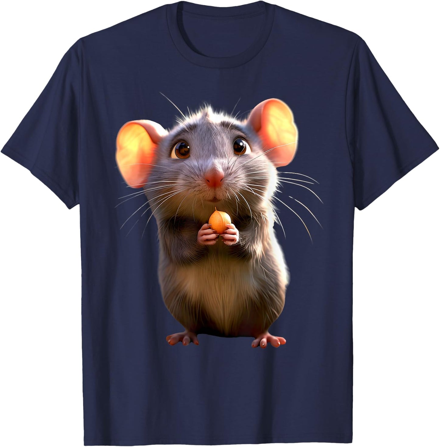 Rat Cute Mouse Rodents Dwarf Mouse Small Rats Mice T-Shirt - T-Shirt | Navy