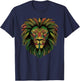 Vintage Leo Africa Lion Tribal Sign Kids Birthday Juneteenth T-Shirt - T-Shirt | Navy
