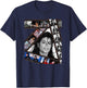 MJ-002_Back Print T-Shirt - T-Shirt | Navy